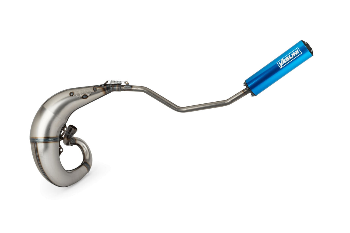 YAS807TD-25 Yasuni Cross ML Exhaust Yamaha DT 50 Blue