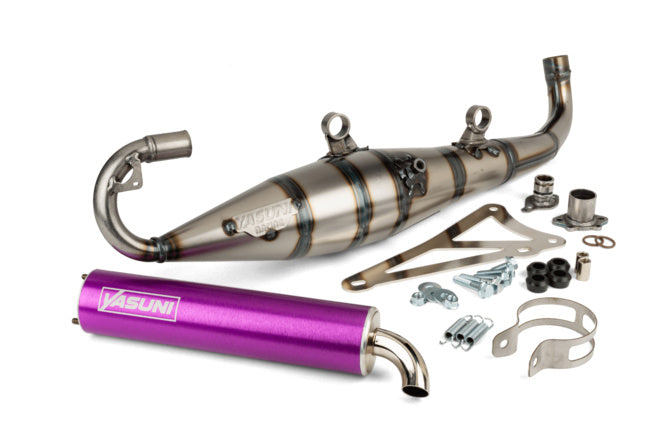 YAS906V Yasuni C16 Minarelli Horizontal Exhaust Purple
