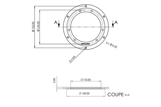 CGN533898 Supporto corona Doppler Open MBK 88