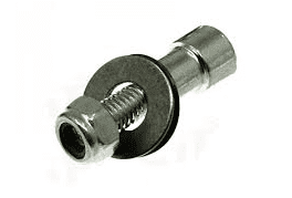 5025 screw with self-locking nut and washers (slotted)