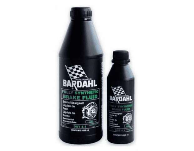 721019 olio bardahl brake fluid racing dot 5.1 abs sintetico per impianti frenanti 250gr