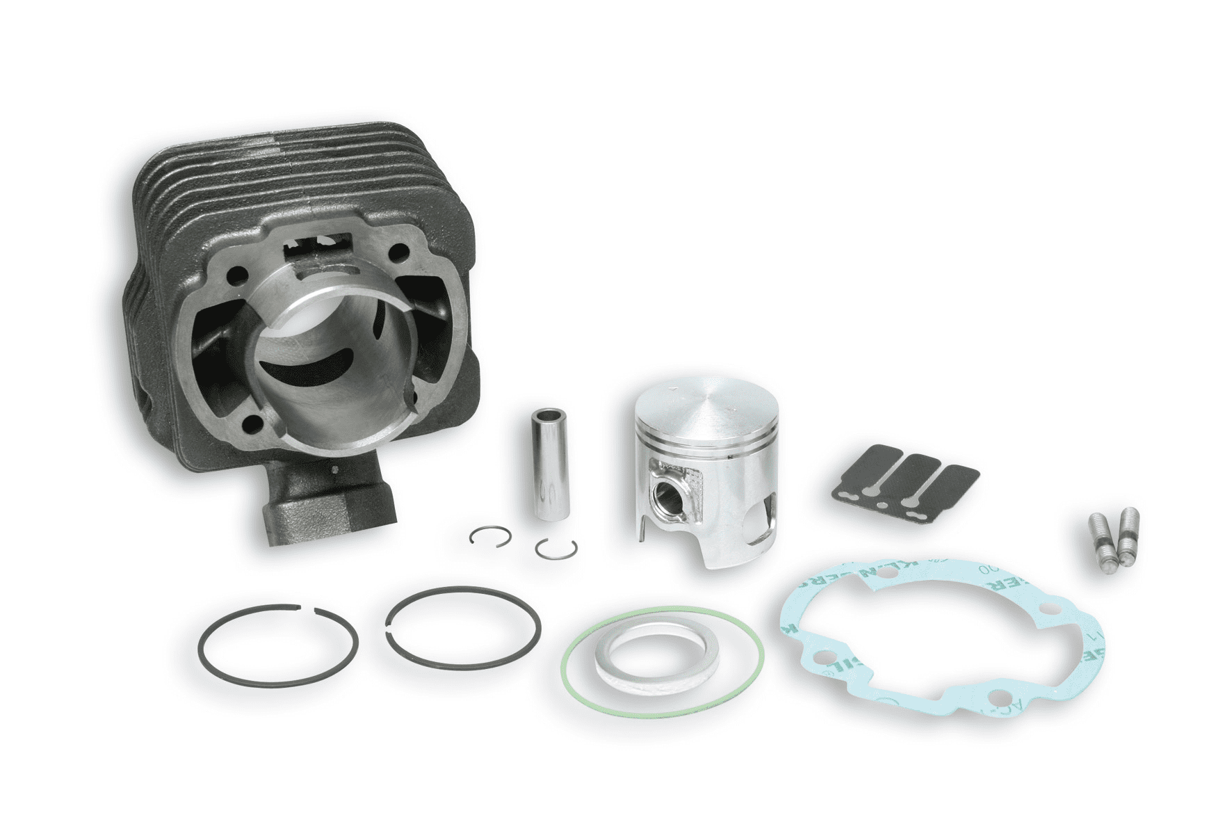317132 Malossi 70cc cylinder kit d.47 Peugeot Trekker 50 2t cast iron sp.12