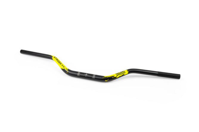 S6-197016/GO Manubrio motocross 28mm Stage6 Nero / Giallo
