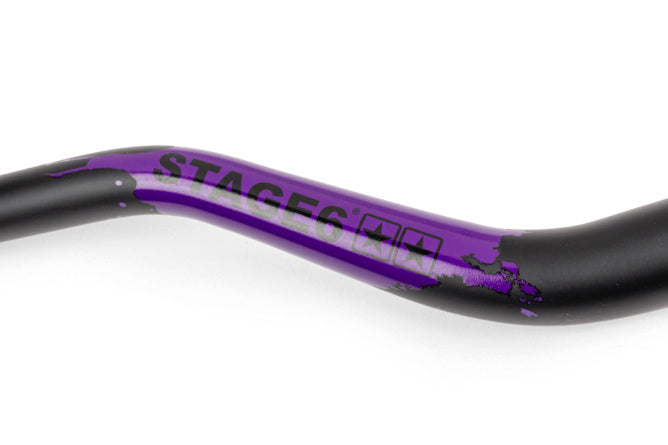 S6-197016/PU Manubrio motocross 28mm Stage6 Nero / Viola