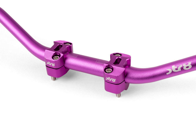 STR-003.63/PU Manubrio + morsetti 28mm Str8 viola
