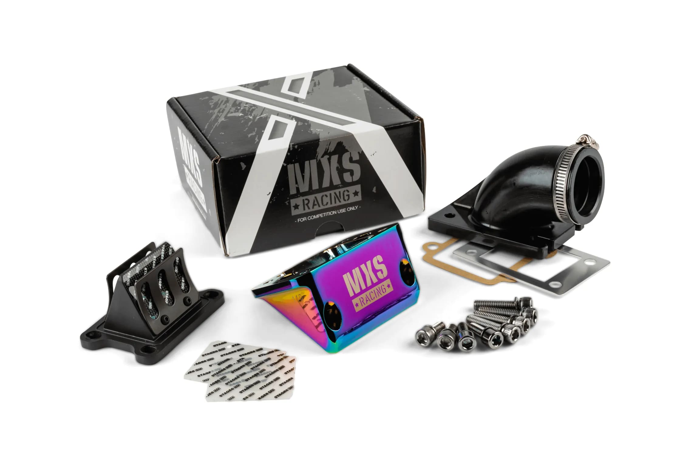 MXS-016 Kit Big Valve MXS Racing Neochrome + valvola Stage6 Viton® Minarelli verticale