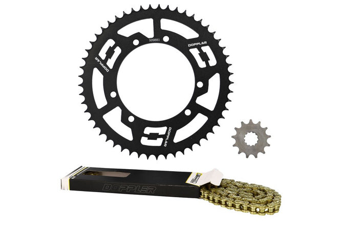 CGN538766 Kit catena 13x53 acciaio - 428 Doppler Origin Sherco 50cc