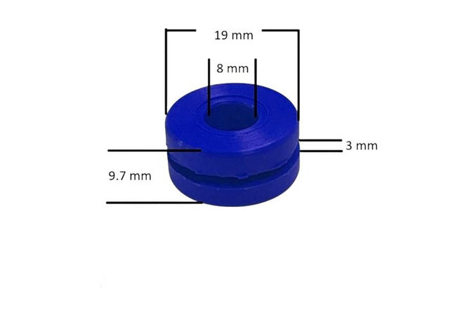 SP-41043 Gomma radiatore Derbi Senda blu (x1)