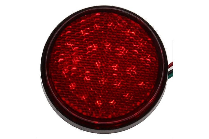 SP-93202 Catadiottro rotondo 58mm con LED rosso