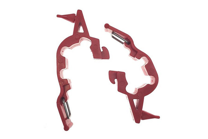 SP-95332 Supporto faro Derbi Senda rosso (x2)