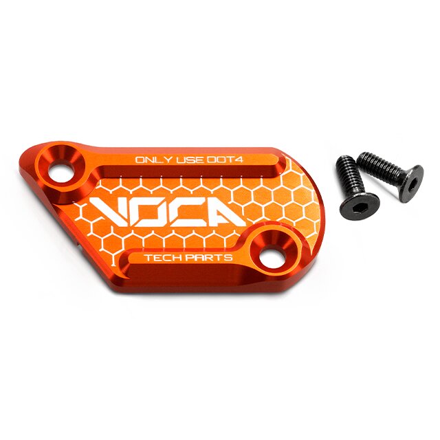 VCR-SD760.35002/OR Coperchio Pompa Freno Voca CNC Beta RR 50-125 2T/4T AJP Arancione