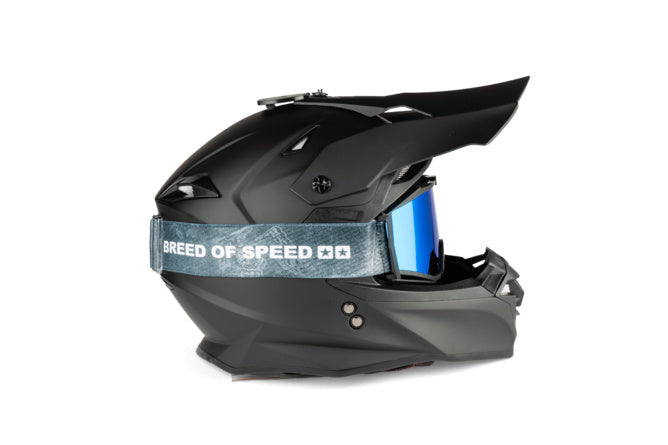 S6-08001ET03 Lente maschera cross Stage6 R/T specchio blu