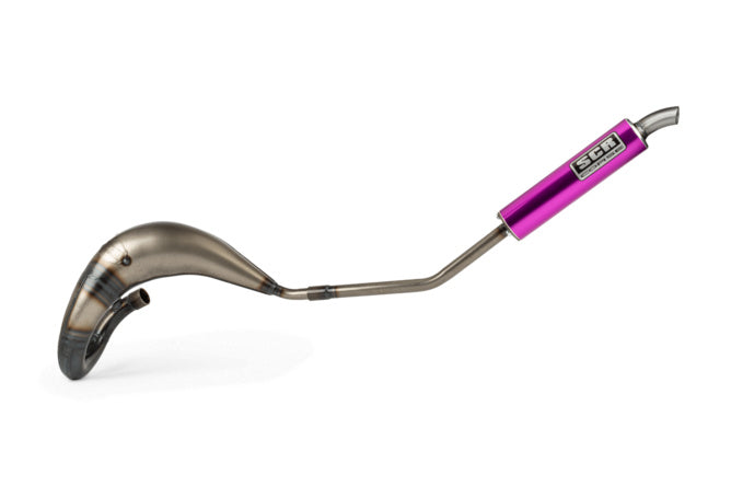 SCR-CR3811/PU Scarico SCR Corse Handmade Cross 50-70 Derbi viola