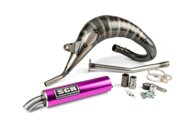 SCR-CR3813/PU Scarico SCR Corse Handmade Cross 50-70 Sherco 50 viola