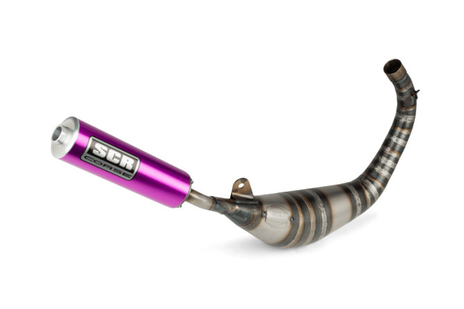 SCR-RSM3920/PU Scarico SCR Corse Racing Line 80-90 Derbi viola