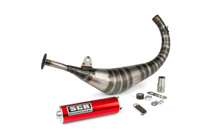 SCR-RSM3921/RE Scarico SCR Corse Racing Line 80-90 AM6 rosso