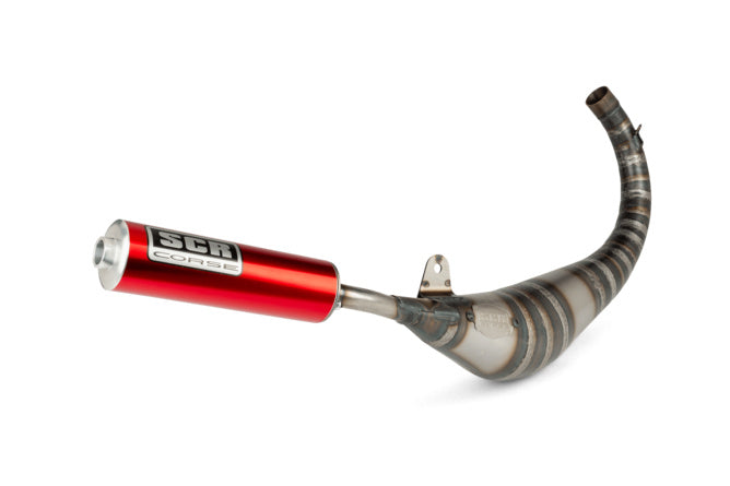 SCR-RSM3921/RE Scarico SCR Corse Racing Line 80-90 AM6 rosso