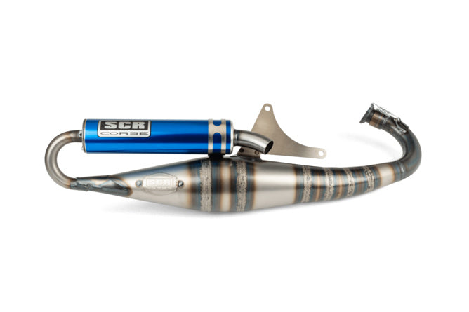 SCR-SC3796/BL Scarico SCR Corse Handmade 70 Piaggio blu