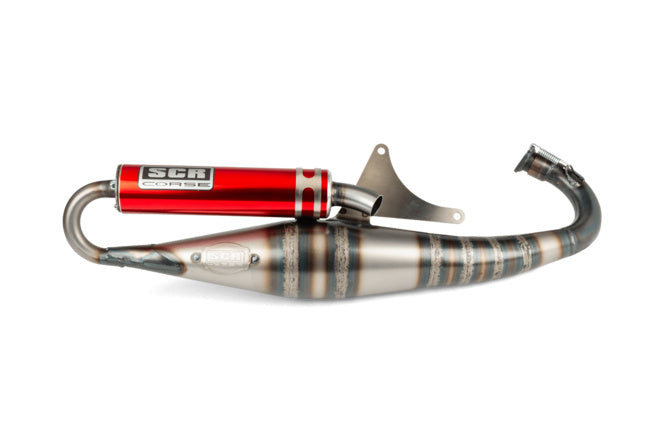 SCR-SC3796/RE Scarico SCR Corse Handmade 70 Piaggio rosso