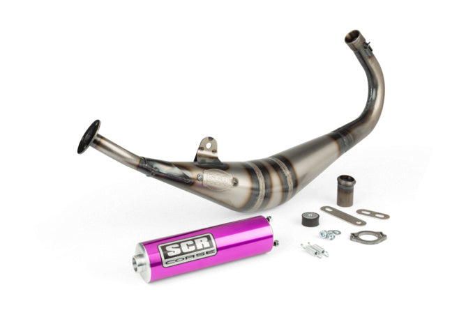 SCR-SM3789/PU Scarico SCR Corse Handmade 50-70 Derbi viola