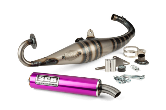 SCR-SC3796/PU Scarico SCR Corse Handmade 70 Piaggio viola