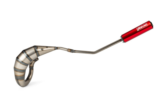 YAS233TE Scarico Yasuni Cross HM Derbi Senda Rosso
