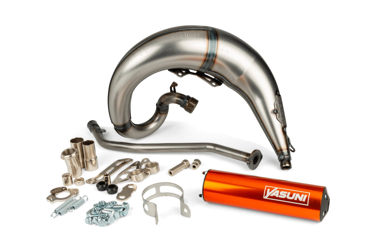 YAS807TG-19 Scarico Yasuni Cross ML Beta RR-T / Rieju SMX Arancione Sinistro