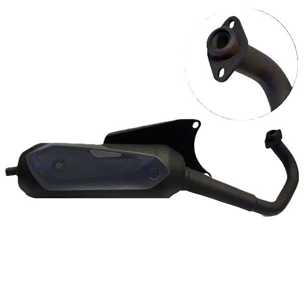 TG030705313 Scarico Tecnigas Silent Pro Piaggio Sfera / Vespa LX50 Nero