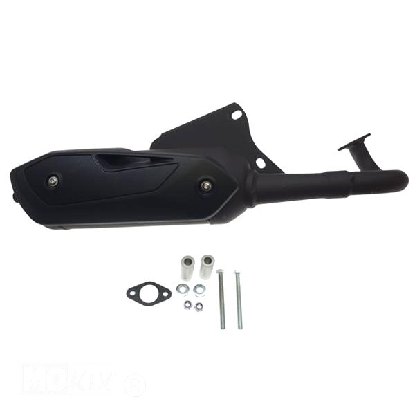 TG030704403 Scarico Tecnigas Silent Pro Piaggio Sfera / Typhoon 80cc Nero