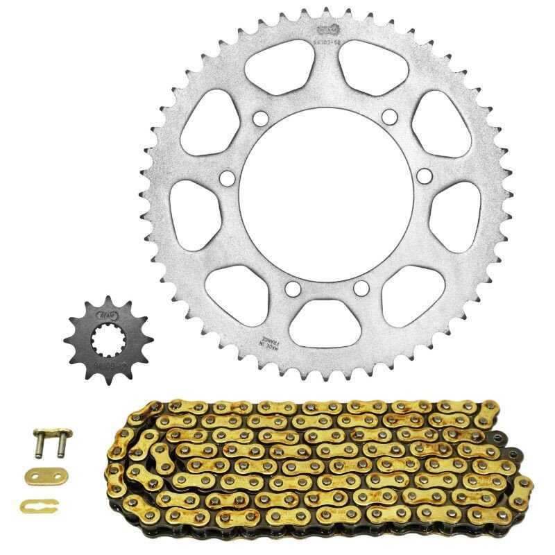 AFAM32042 Kit catena Peugeot XP6 Enduro dal 1996 - Afam 12x52