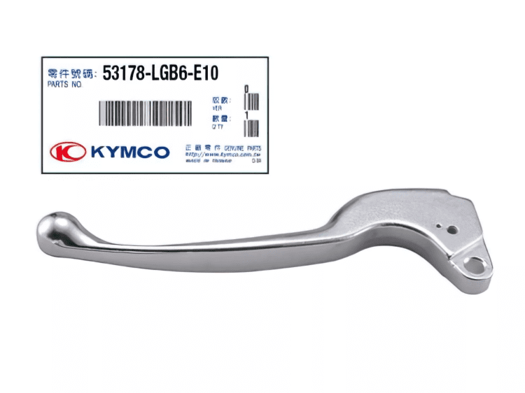 341115 Leva Freno sinistra (Tamburo) - ricambio originale Kymco Agility / Like 50/125cc argento, COD: '341115