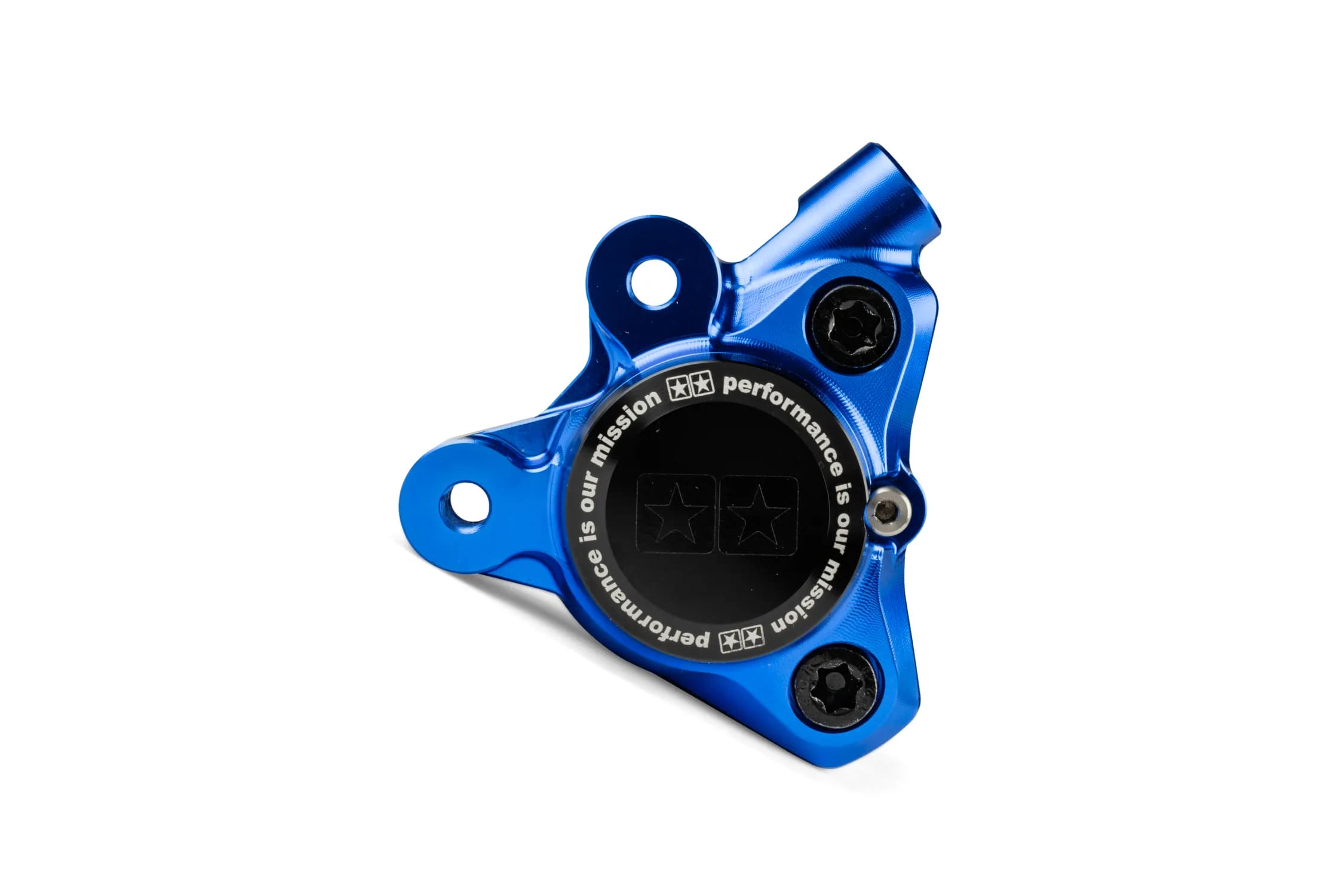 S6-1400381/BL Pinza freno anteriore alluminio CNC Stage6 Minarelli / Piaggio / Peugeot blu