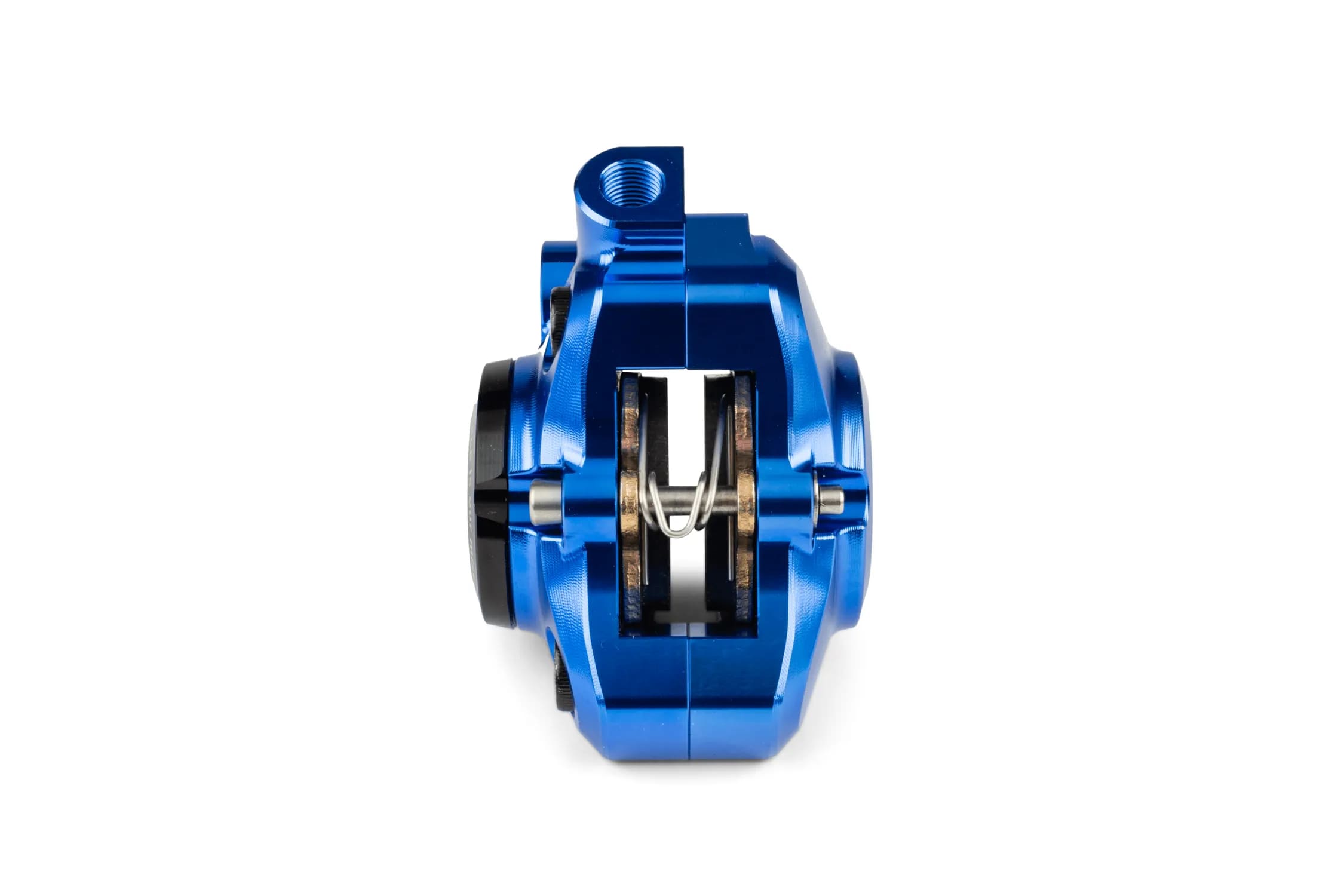 S6-1400381/BL Pinza freno anteriore alluminio CNC Stage6 Minarelli / Piaggio / Peugeot blu