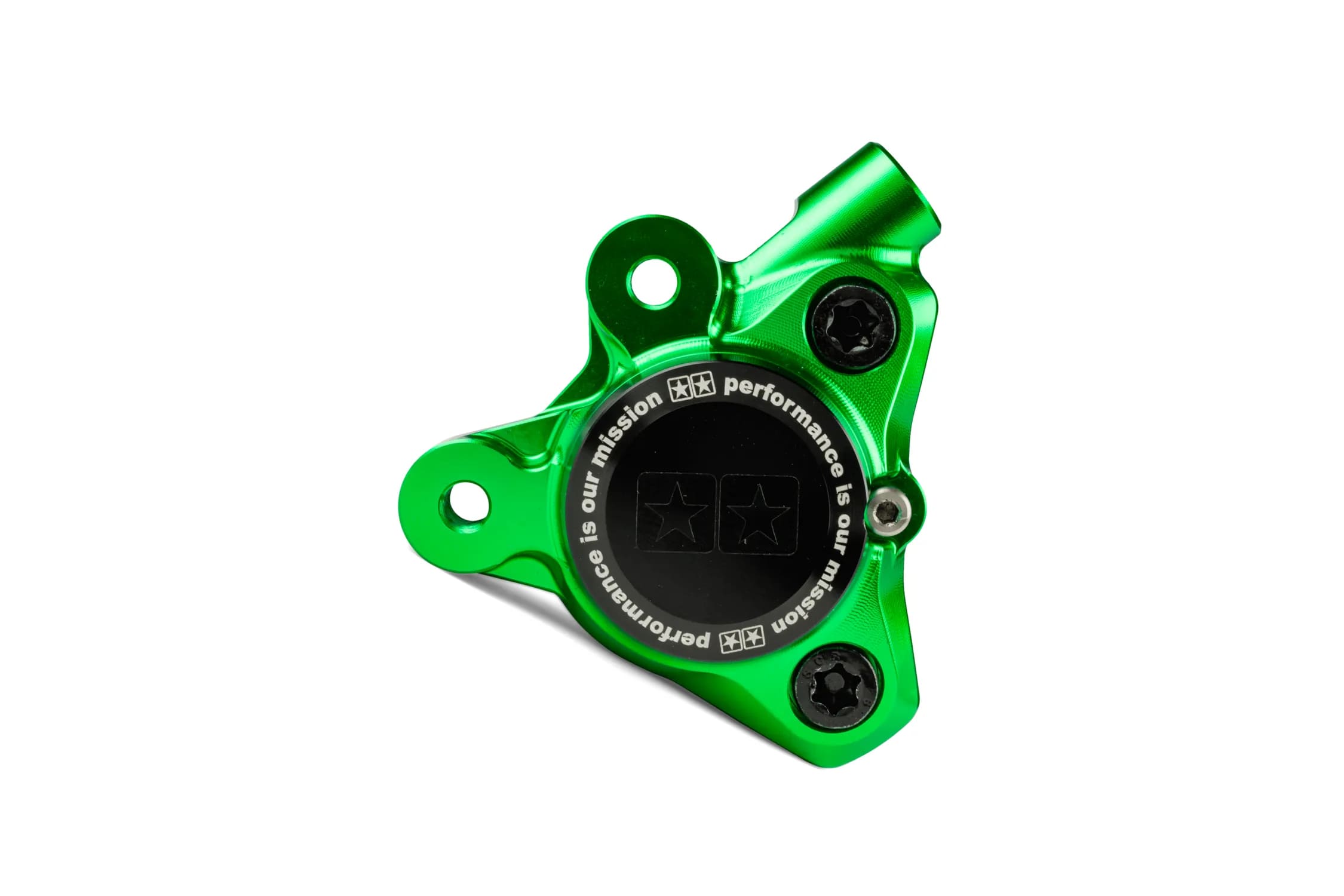 S6-1400381/GR Pinza freno anteriore alluminio CNC Stage6 Minarelli / Piaggio / Peugeot verde