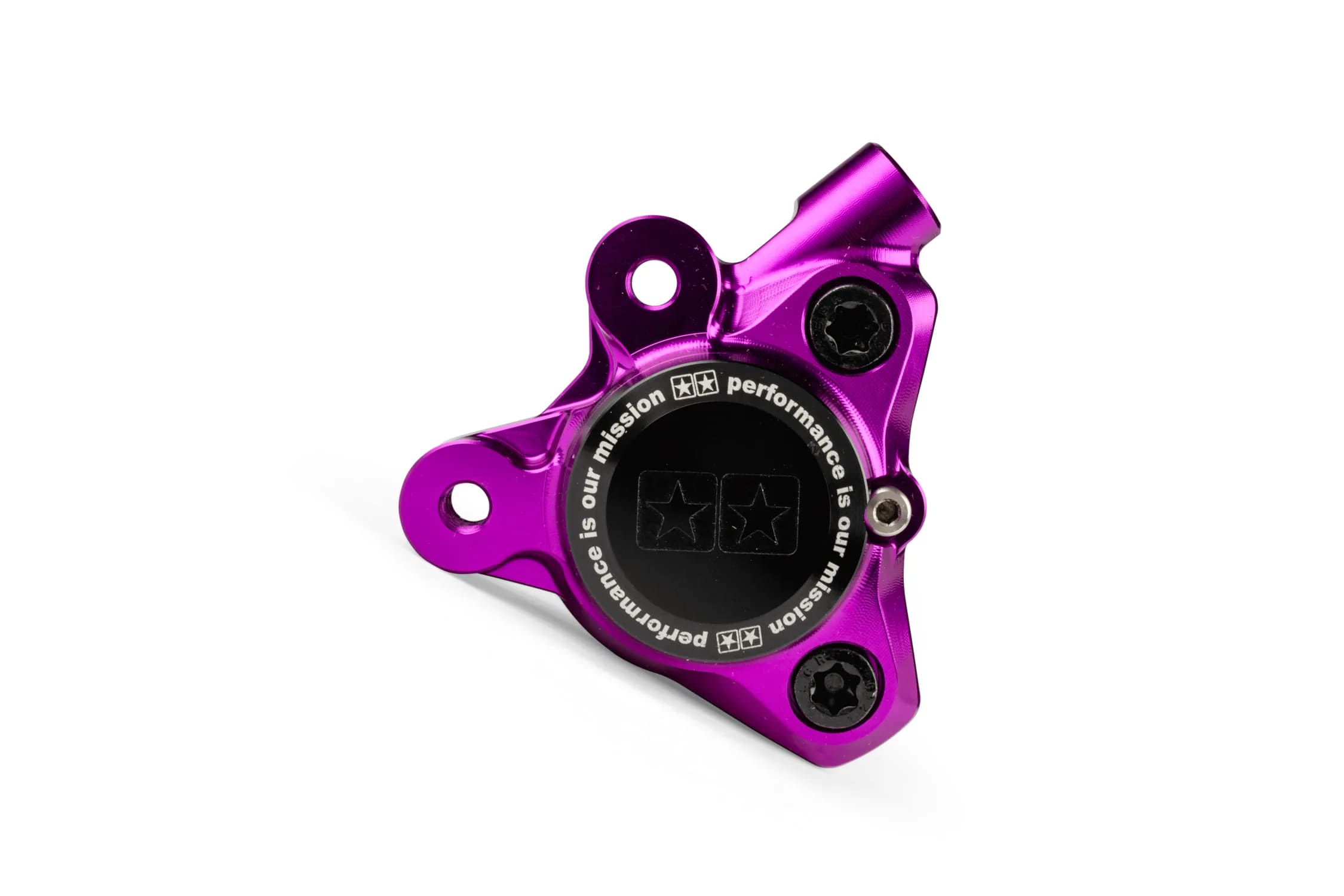S6-1400381/PU Pinza freno anteriore alluminio CNC Stage6 Minarelli / Piaggio / Peugeot viola