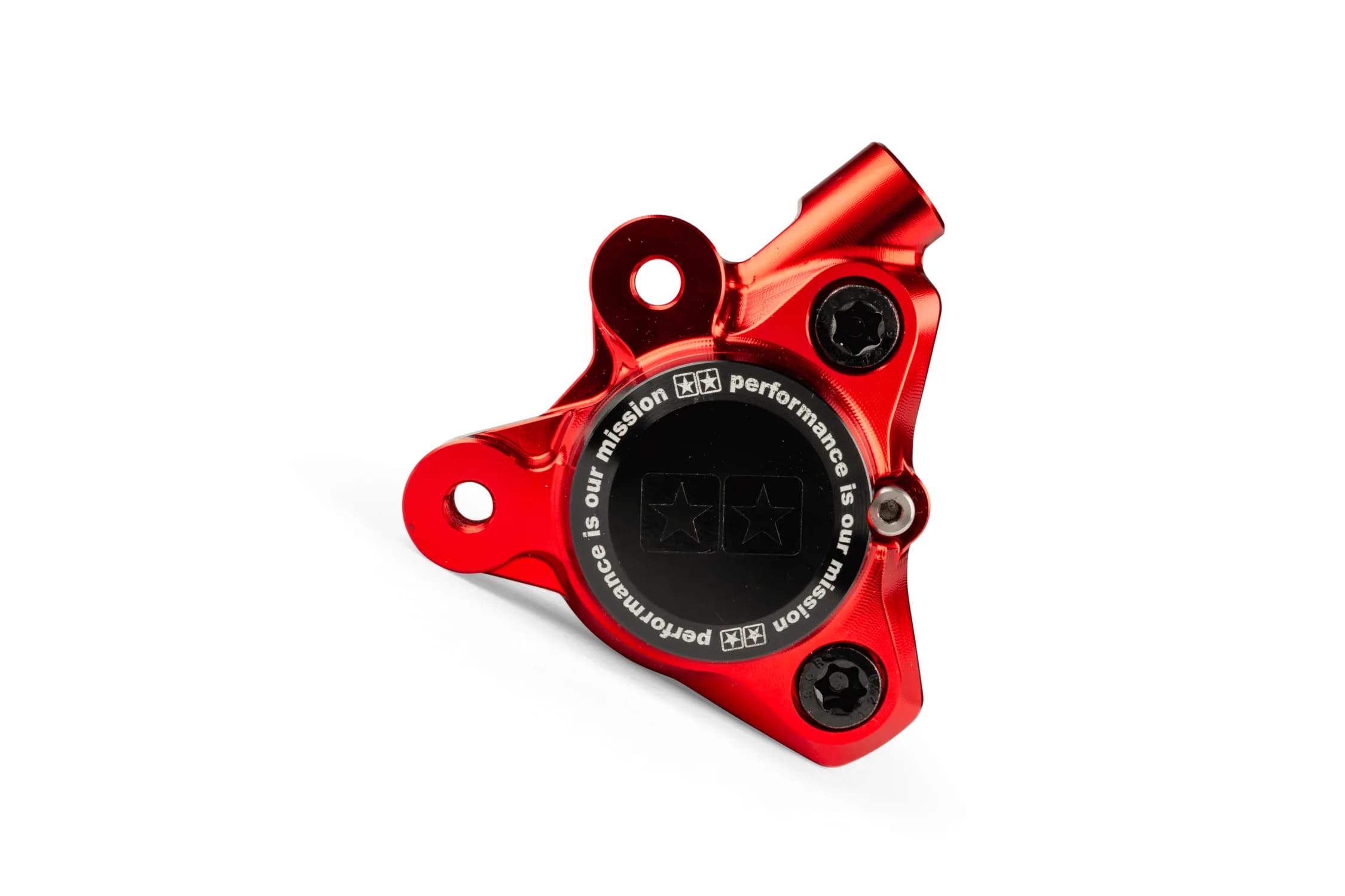 S6-1400381/RE Pinza freno anteriore alluminio CNC Stage6 Minarelli / Piaggio / Peugeot rosso