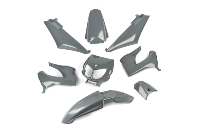STR-994/ND Kit carena Derbi X-treme fino 2011 Grigio Nardo 8 pezzi