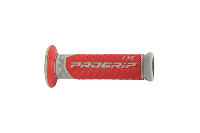 PG732-288 Manopole Progrip 732 Rosso / Grigio