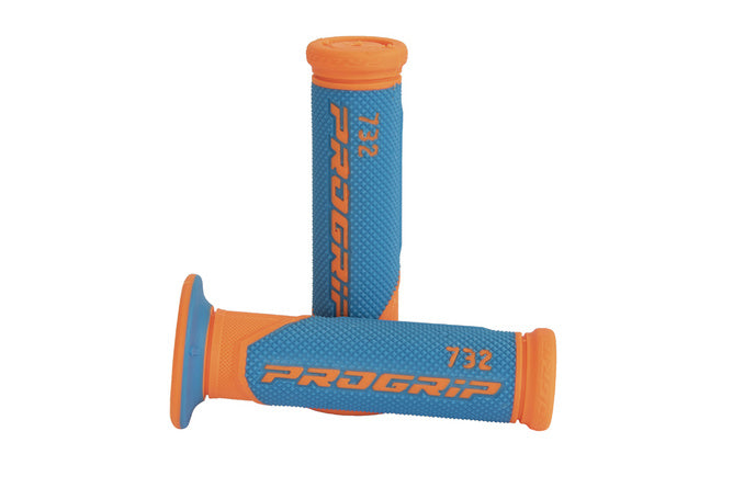 PG732-364 Manopole Progrip 732 Blu / Arancio
