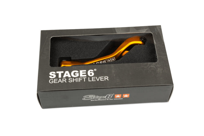 S6-SSP288SL/YE Leva cambio Stage6 Derbi dorato