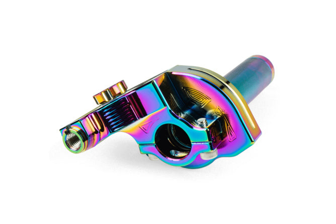 MF45.00016/NC Gas rapido MotoForce Racing alluminio CNC neocromato