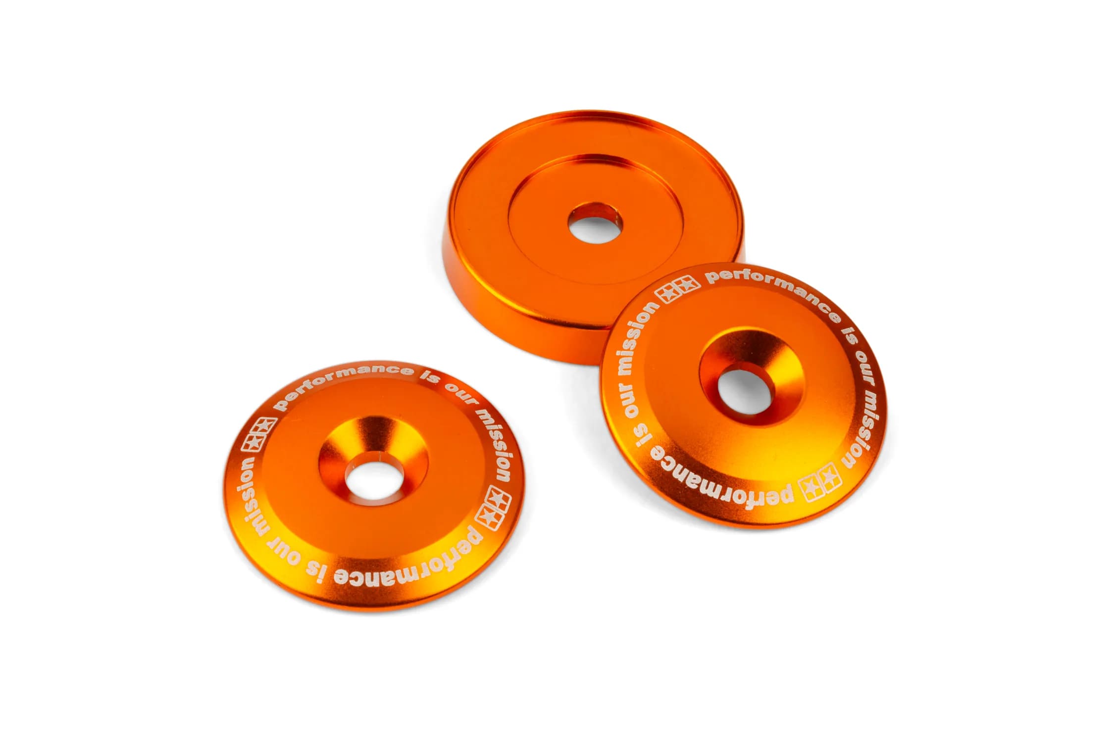S6-1450402ET01 Tappi forcellone Stage6 R/T CNC arancione