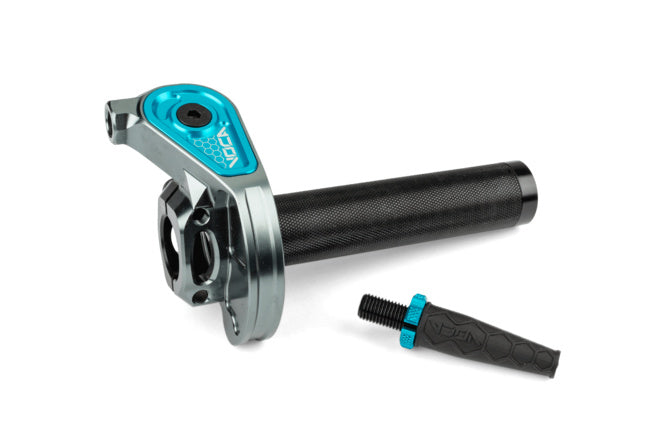 VCR-RD13.90QUICK/CY Comando Gas Rapido Voca Bestia CNC 90º Turchese