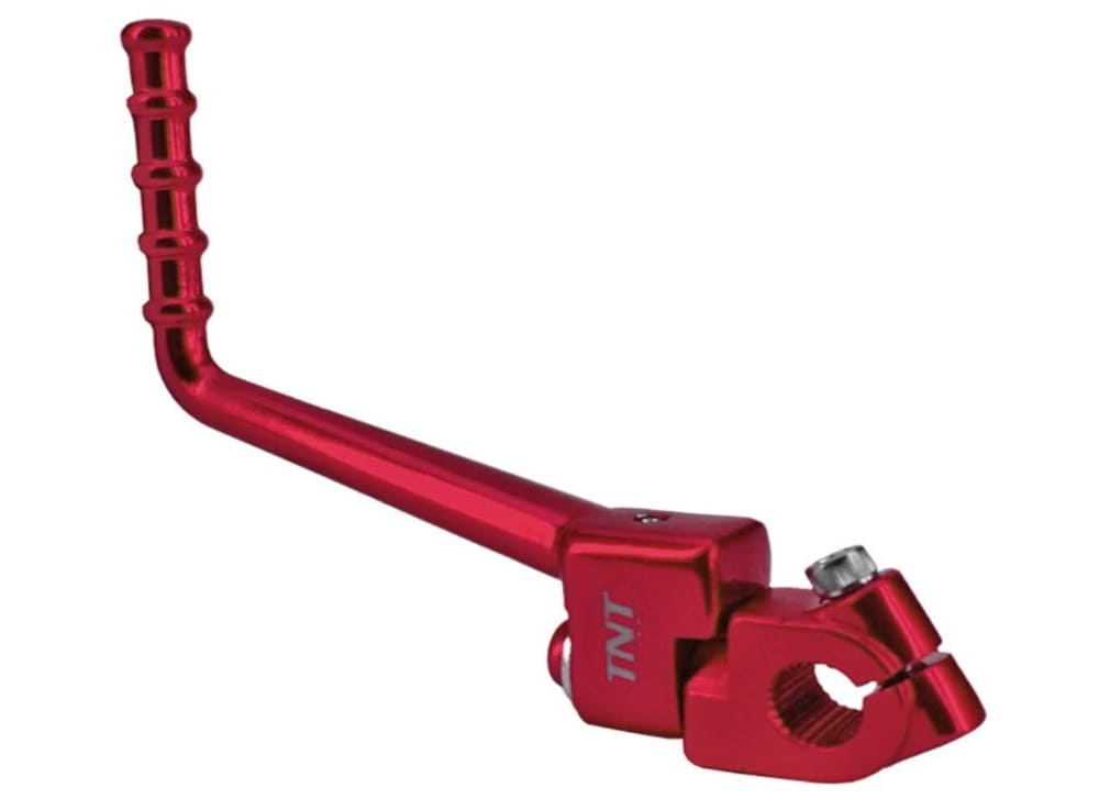 090556b am6 red anodized starter crank