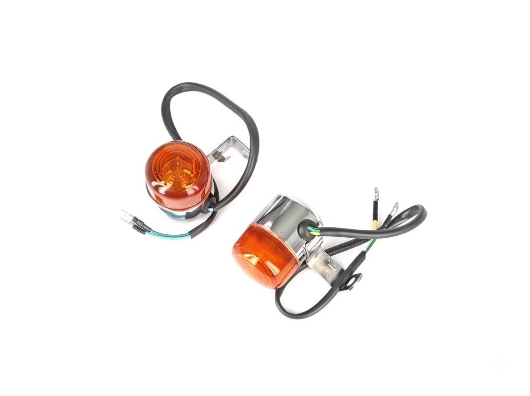 A970908I Frecce Honda Dax Replica Cromo / Arancione