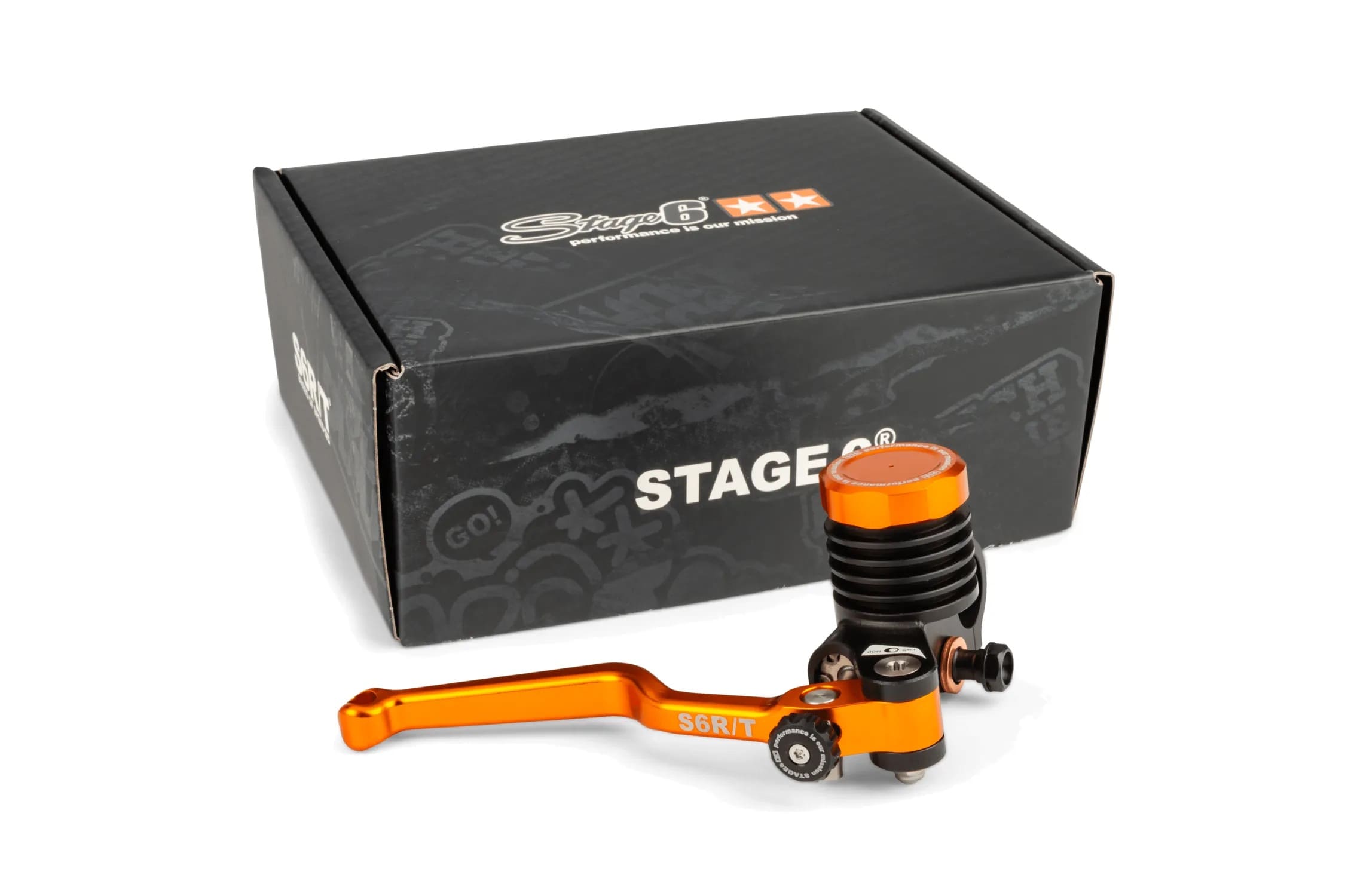 S6-1400411 Pompa freno Stage6 R/T MK2 destra arancione