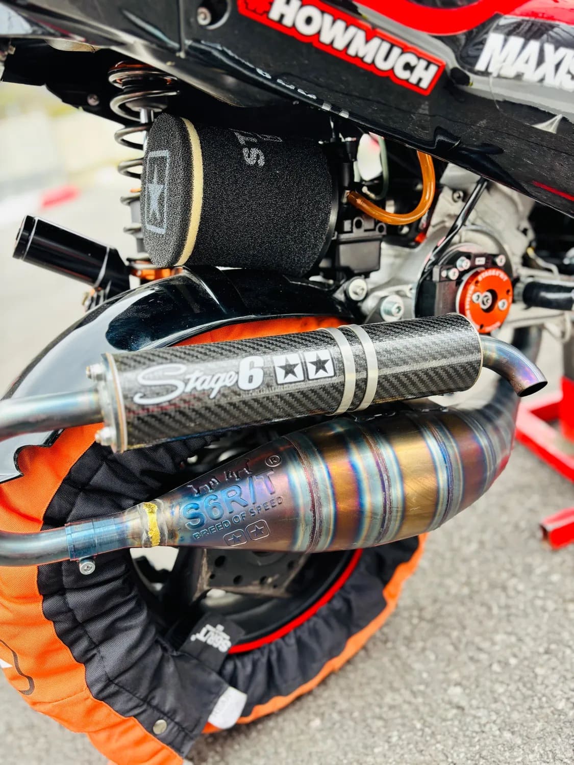 S6-9616625 Marmitta Stage6 R/T FL 70cc x gruppo termico Flangiato