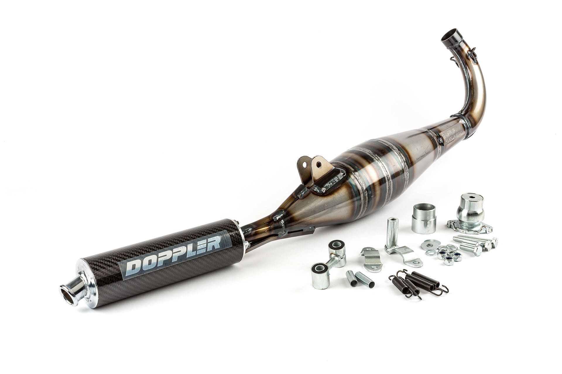 CGN489626 Marmitta Doppler ER1, carbonio, Peugeot 103 Vogue/SP/MVL, COD: CGN489626