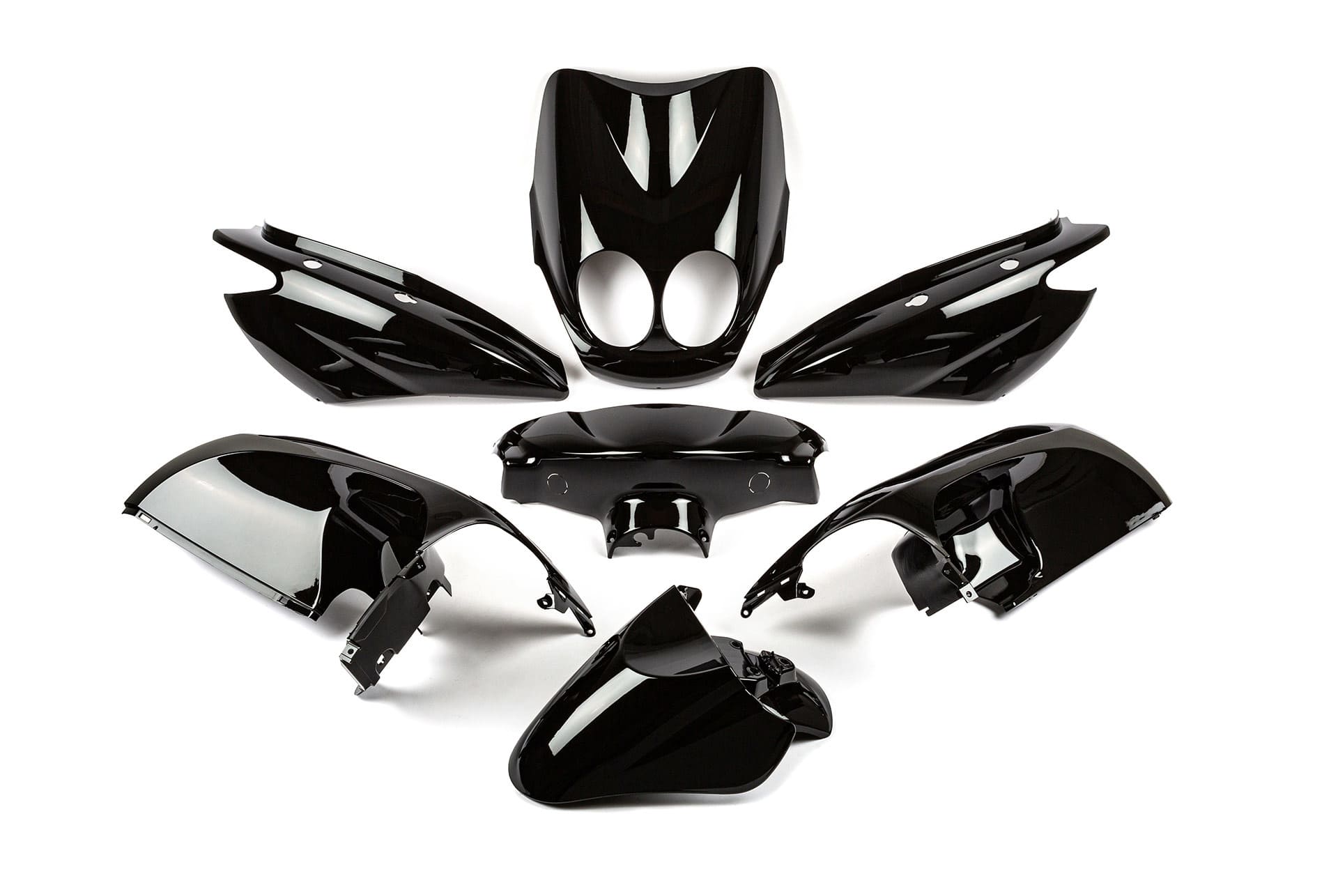 STR-996/BK Kit carena 7 pezzi nero Yamaha Neos 2008 - 2011, COD: STR-996/BK