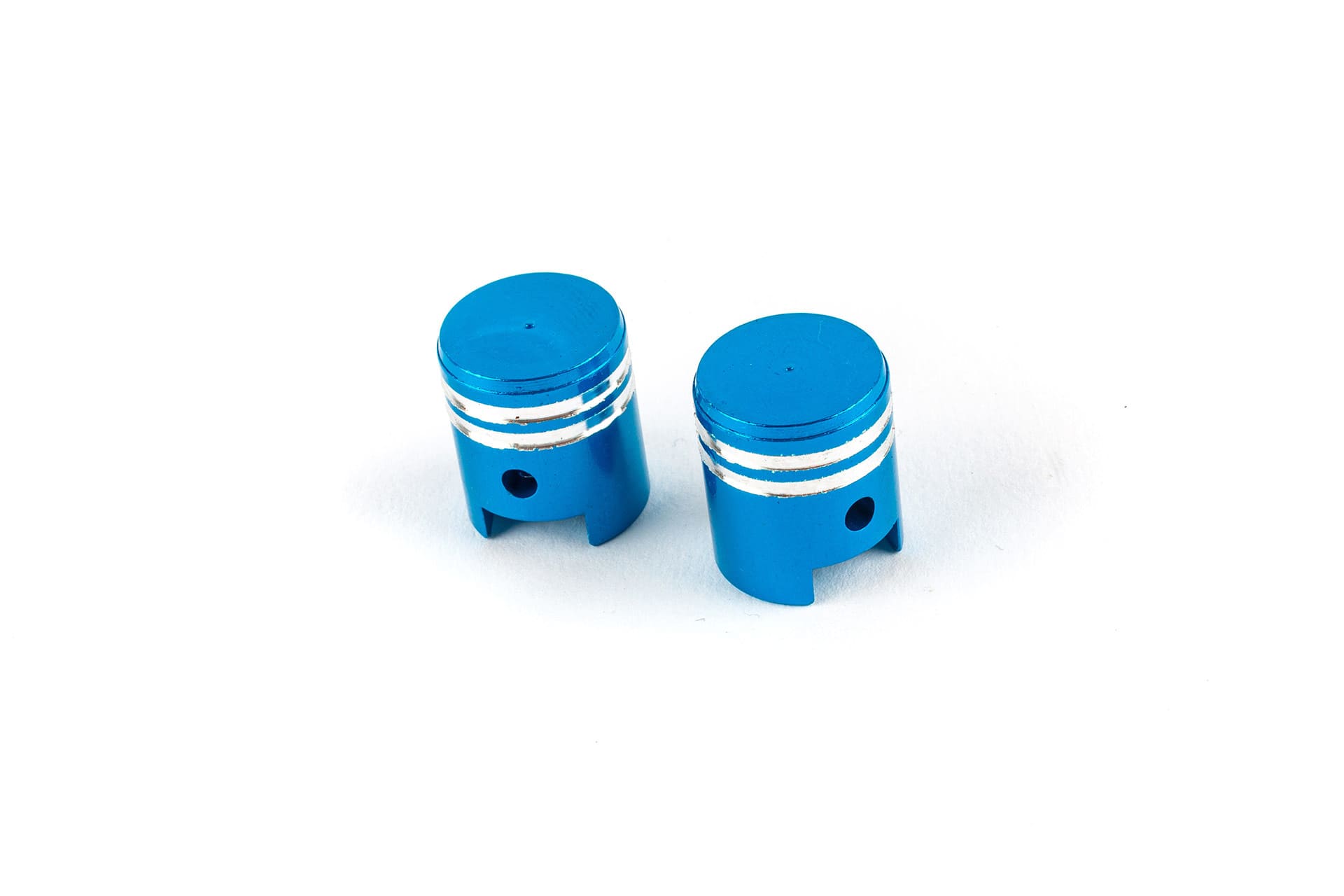 STR-545.06/BL Tappi Valvola Piston blu anodizato, COD: STR-545.06/BL
